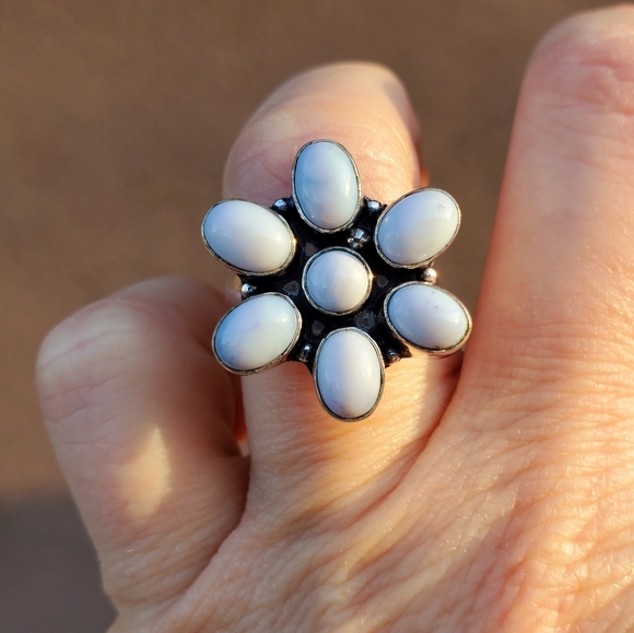 New Owyhee Opal 925 Silver Ring. - Picture 8 of 8